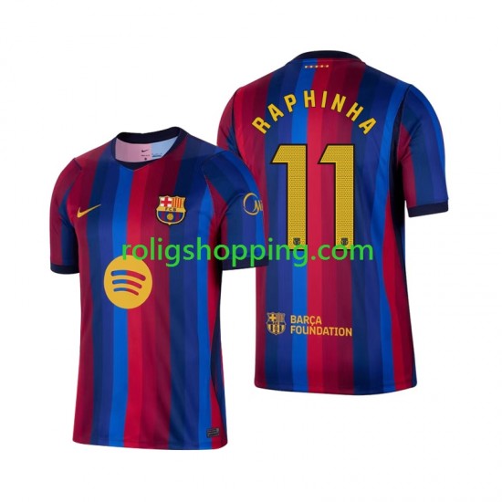 Fotbollströja FC Barcelona Raphinha 11 Män Hemmaställ 2026-2027 Kort ärm