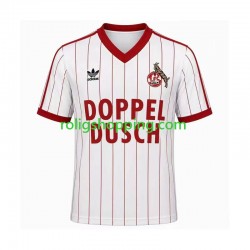 Fotbollströja FC Köln 1982 1983 Retro Män Hemmaställ Kort ärm