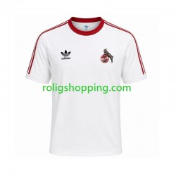 Fotbollströja FC Köln 1986 1987 Retro Män Hemmaställ Kort ärm