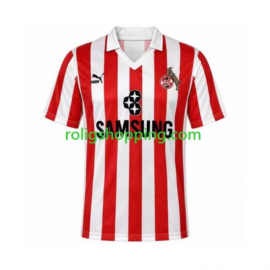 Fotbollströja FC Köln 1988 1989 Retro Män Tredjeställ Kort ärm