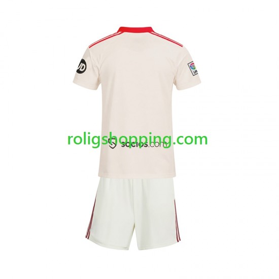 Fotbollströja Sevilla FC Retro Barn Hemmaställ 2025-2026 Kort ärm