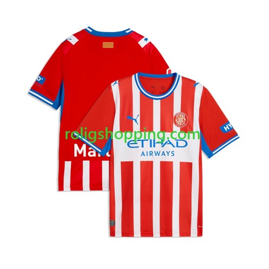 Fotbollströja Girona Män Hemmaställ 2026-2027 Kort ärm