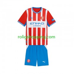 Fotbollströja Girona Barn Hemmaställ 2026-2027 Kort ärm