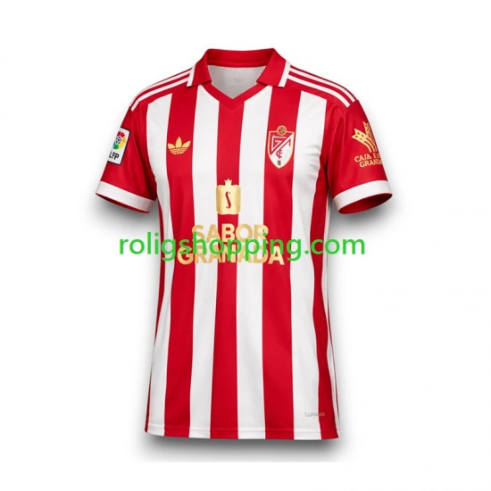 Fotbollströja Granada Retro Män Hemmaställ 2025-2026 Kort ärm