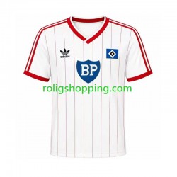 Fotbollströja Hamburger SV 1984 Retro Män Hemmaställ Kort ärm Fotbollströja Hamburger SV 1984 Retro Män Hemmaställ Kort ärm