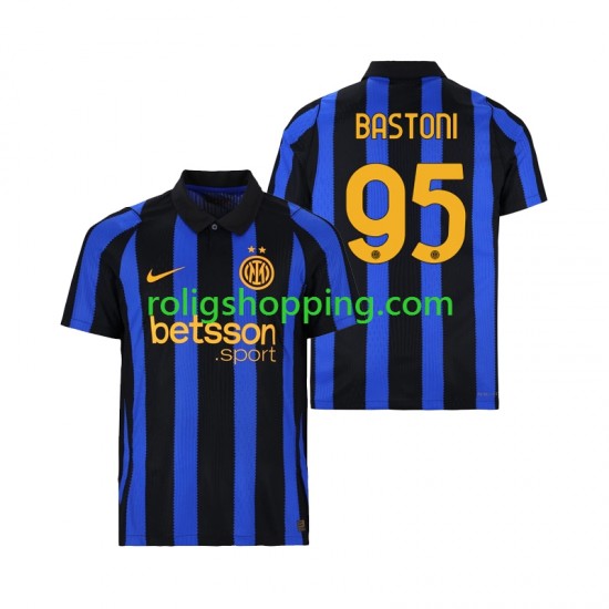 Fotbollströja Inter Milan Alessandro Bastoni 95 Män Hemmaställ 2026-2027 Kort ärm