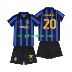 Fotbollströja Inter Milan Hakan Calhanoglu 20 Barn Hemmaställ 2026-2027 Kort ärm