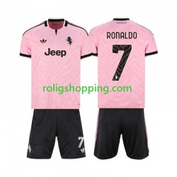 Fotbollströja Juventus Cristiano Ronaldo 7 Barn Bortaställ 2026-2027 Kort ärm