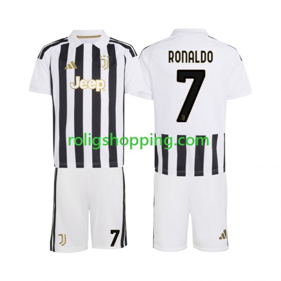 Fotbollströja Juventus Cristiano Ronaldo 7 Barn Hemmaställ 2026-2027 Kort ärm