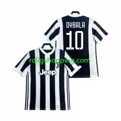 Fotbollströja Juventus DYBALA 21 2017 2018 Retro Män Hemmaställ Kort ärm