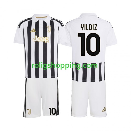 Fotbollströja Juventus Kenan Yildiz 10 Barn Hemmaställ 2026-2027 Kort ärm