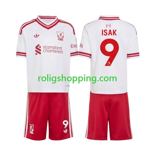 Fotbollströja Liverpool Alexander Isak 9 Barn Bortaställ 2026-2027 Kort ärm