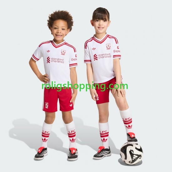 Fotbollströja Liverpool Barn Bortaställ 2026-2027 Kort ärm