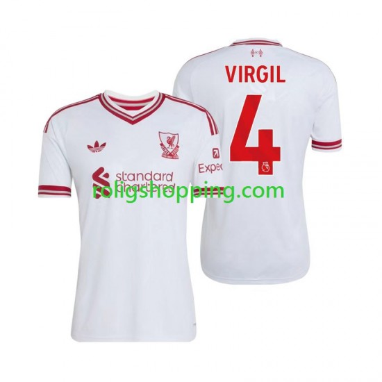Fotbollströja Liverpool Virgil van Dijk 4 Män Bortaställ 2026-2027 Kort ärm
