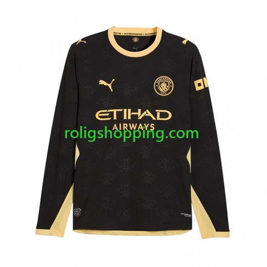 Fotbollströja Manchester City Män Bortaställ 2026-2027 Lång ärm