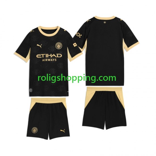 Fotbollströja Manchester City Barn Bortaställ 2026-2027 Kort ärm
