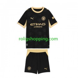 Fotbollströja Manchester City Barn Bortaställ 2026-2027 Kort ärm
