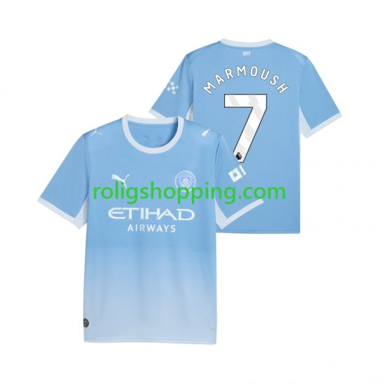 Fotbollströja Manchester City Omar Marmoush 7 Män Hemmaställ 2026-2027 Kort ärm