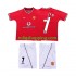 Fotbollströja Manchester United BECKHAM 7 2000 2002 Retro Barn Hemmaställ Kort ärm