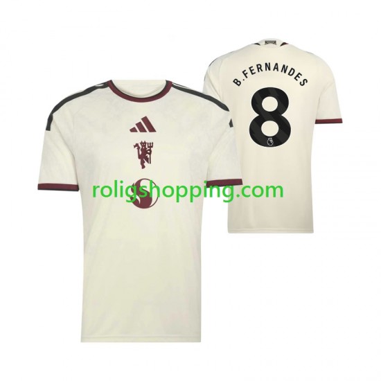 Fotbollströja Manchester United Bruno Fernandes 8 Män Tredjeställ 2026-2027 Kort ärm