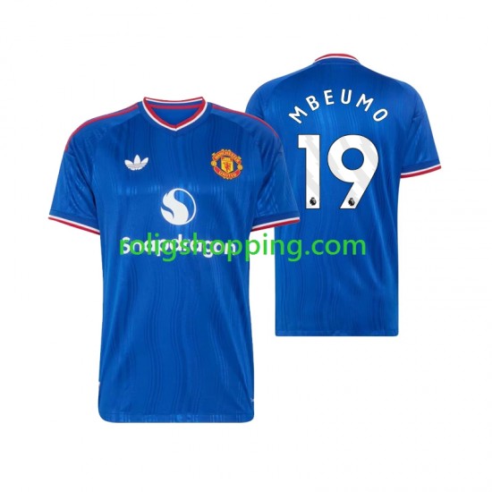 Fotbollströja Manchester United Bryan Mbeumo 19 Män Bortaställ 2026-2027 Kort ärm