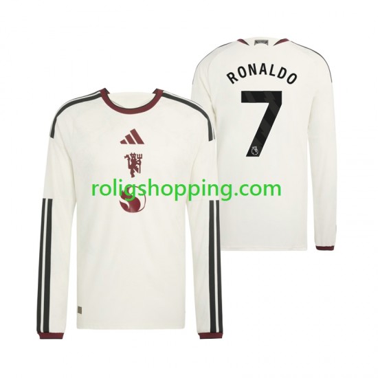 Fotbollströja Manchester United Cristiano Ronaldo 7 Män Tredjeställ 2026-2027 Lång ärm
