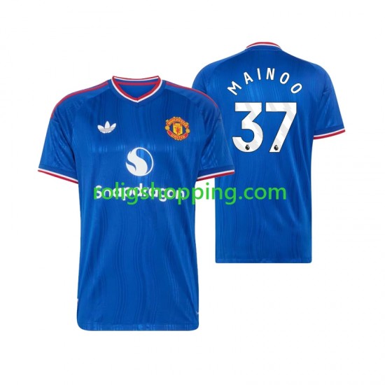 Fotbollströja Manchester United Kobbie Mainoo 37 Män Bortaställ 2026-2027 Kort ärm