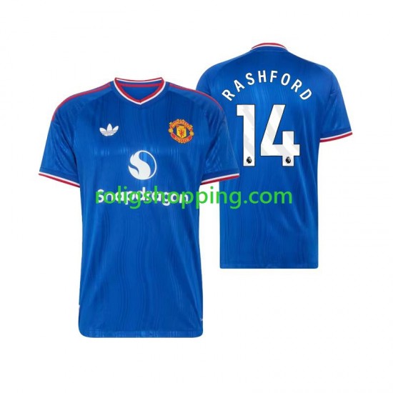Fotbollströja Manchester United Marcus Rashford 14 Män Bortaställ 2026-2027 Kort ärm
