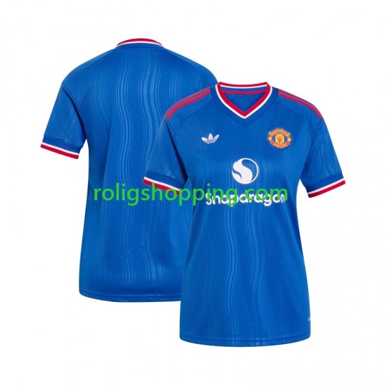 Fotbollströja Manchester United Kvinnor Bortaställ 2026-2027 Kort ärm