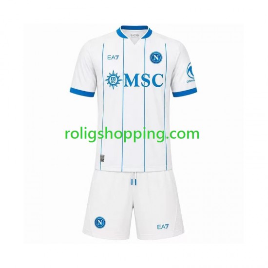 Fotbollströja SSC Napoli Barn Bortaställ 2026-2027 Kort ärm