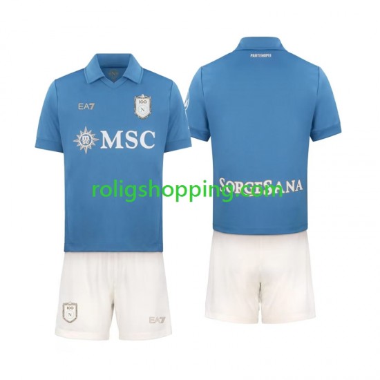 Fotbollströja SSC Napoli Barn Hemmaställ 2026-2027 Kort ärm