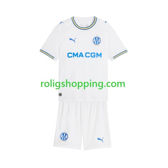 Fotbollströja Olympique de Marseille Barn Hemmaställ 2026-2027 Kort ärm
