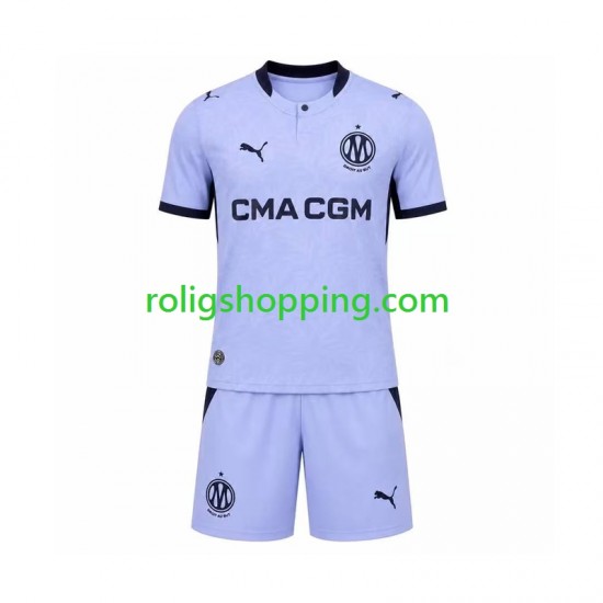 Fotbollströja Olympique de Marseille Barn Tredjeställ 2026-2027 Kort ärm