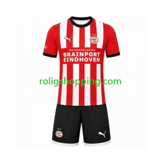 Fotbollströja PSV Eindhoven Barn Hemmaställ 2026-2027 Kort ärm
