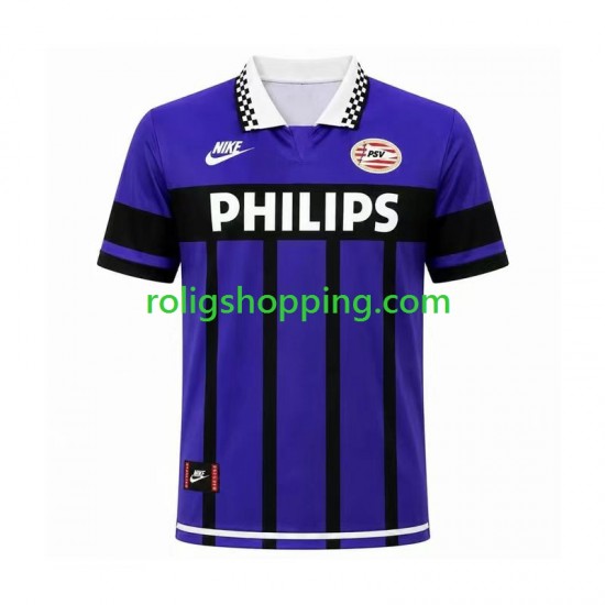 Fotbollströja PSV Eindhoven 1995 Retro Män Bortaställ Kort ärm