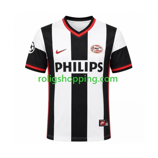 Fotbollströja PSV Eindhoven 1998 Retro Män Bortaställ Kort ärm