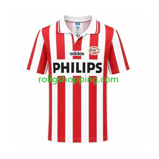 Fotbollströja PSV Eindhoven Retro Män Hemmaställ 1994 Kort ärm