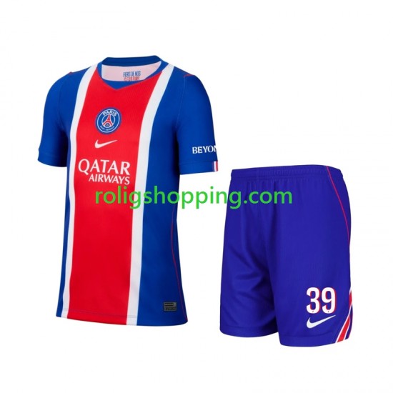 Fotbollströja Paris Saint-Germain Matvey Safonov 39 Barn Hemmaställ 2026-2027 Kort ärm