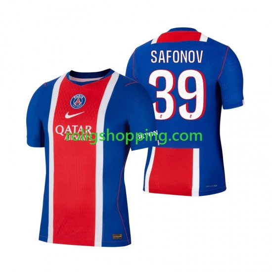 Fotbollströja Paris Saint-Germain Matvey Safonov 39 Män Hemmaställ 2026-2027 Kort ärm