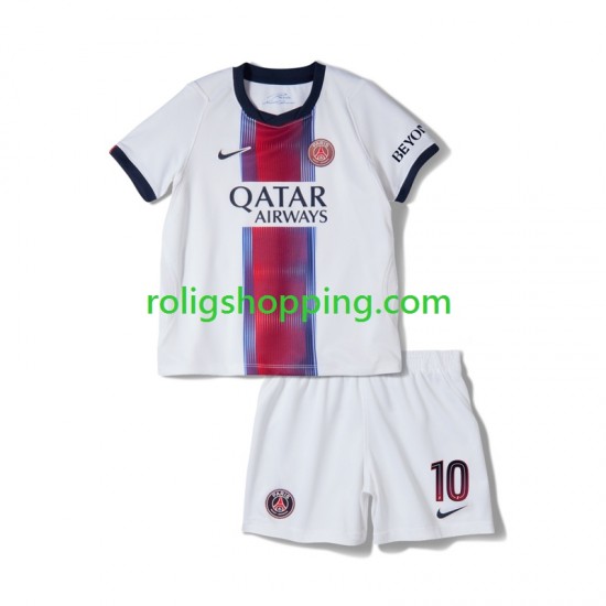 Fotbollströja Paris Saint-Germain Neymar JR 10 Barn Bortaställ 2026-2027 Kort ärm