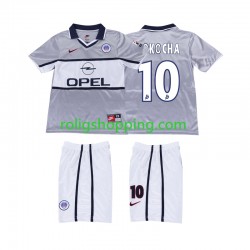 Fotbollströja Paris Saint-Germain OKOCHA 10 2000 2001 Retro Barn Bortaställ Kort ärm