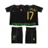 Fotbollströja Portugal Cristiano Ronaldo 17 Retro Barn Bortaställ 2006 Kort ärm