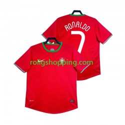 Fotbollströja Portugal Cristiano Ronaldo 7 2012 Retro Män Hemmaställ Kort ärm