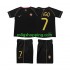 Fotbollströja Portugal FIGO 7 Retro Barn Bortaställ 2006 Kort ärm