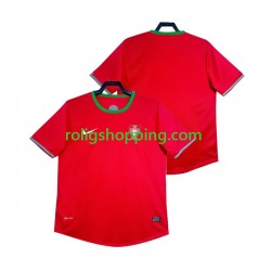 Fotbollströja Portugal 2012 Retro Män Hemmaställ Kort ärm Fotbollströja Portugal 2012 Retro Män Hemmaställ Kort ärm