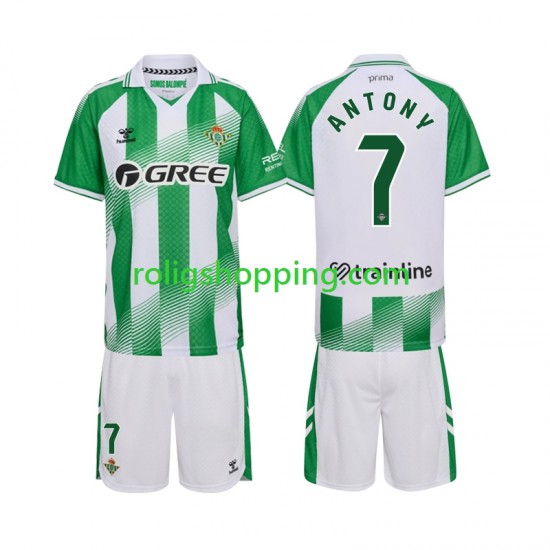 Fotbollströja Real Betis Anthoy 7 Barn Hemmaställ 2026-2027 Kort ärm