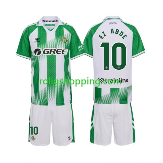 Fotbollströja Real Betis Ez Abde 10 Barn Hemmaställ 2026-2027 Kort ärm