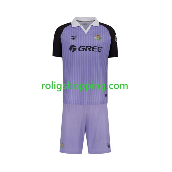 Fotbollströja Real Betis Målvakt Retro Barn Hemmaställ 2025-2026 Kort ärm