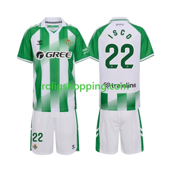 Fotbollströja Real Betis Isco 22 Barn Hemmaställ 2026-2027 Kort ärm