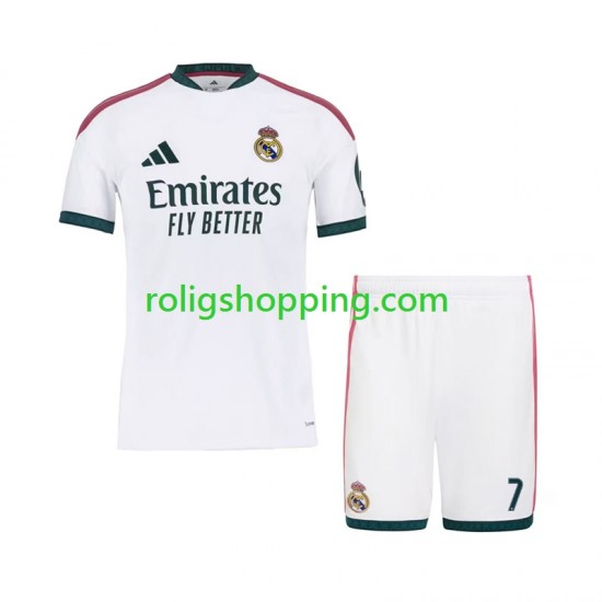 Fotbollströja Real Madrid Cristiano Ronaldo 7 Barn Hemmaställ 2026-2027 Kort ärm